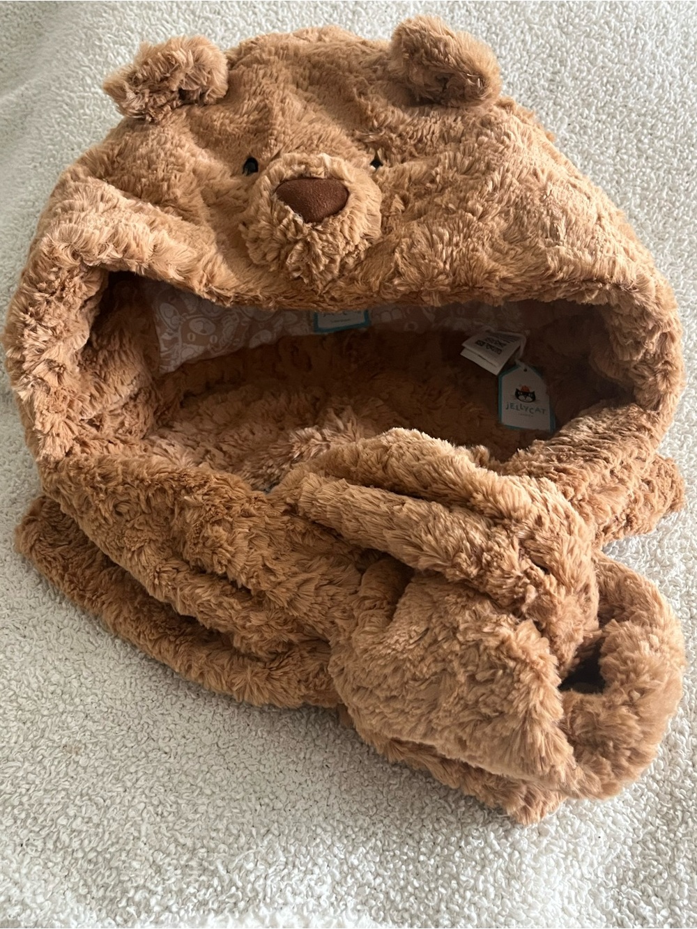 Jellycat Bartholomew Bundlesnug Hood